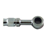 Banjo Hose End Non-Swivel -03 x 7/16 Straight Steel