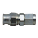 Reusable PTFE Hose End -06 Straight Stainless