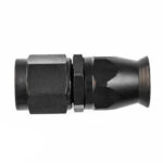 Reusable PTFE Hose End -03 Straight Steel Black