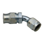 Reusable PTFE Hose End -03 | 45° Steel
