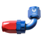 Compression Swivel Hose End -06 | 90°