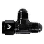 AN Flare TEE to Female Swivel On Run -06