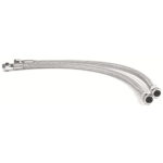 Brake Line SS Clear Coated 17"