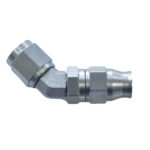 Reusable PTFE Hose End -06 | 45° Forged Stainless
