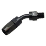 AN Swivel to Male NPT Hose End -08 AN | 1/2 NPT | 45°