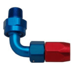 AN Swivel to Male NPT Hose End -06 AN | 1/4 NPT | 90°