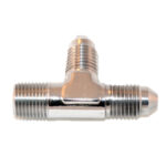 Flare to Pipe On Run TEE -04 | 1/8 NPT