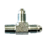 Flare to Pipe TEE on Run  -03 | 1/8 NPT