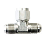 AN Flare TEE to Female Swivel On Branch -16