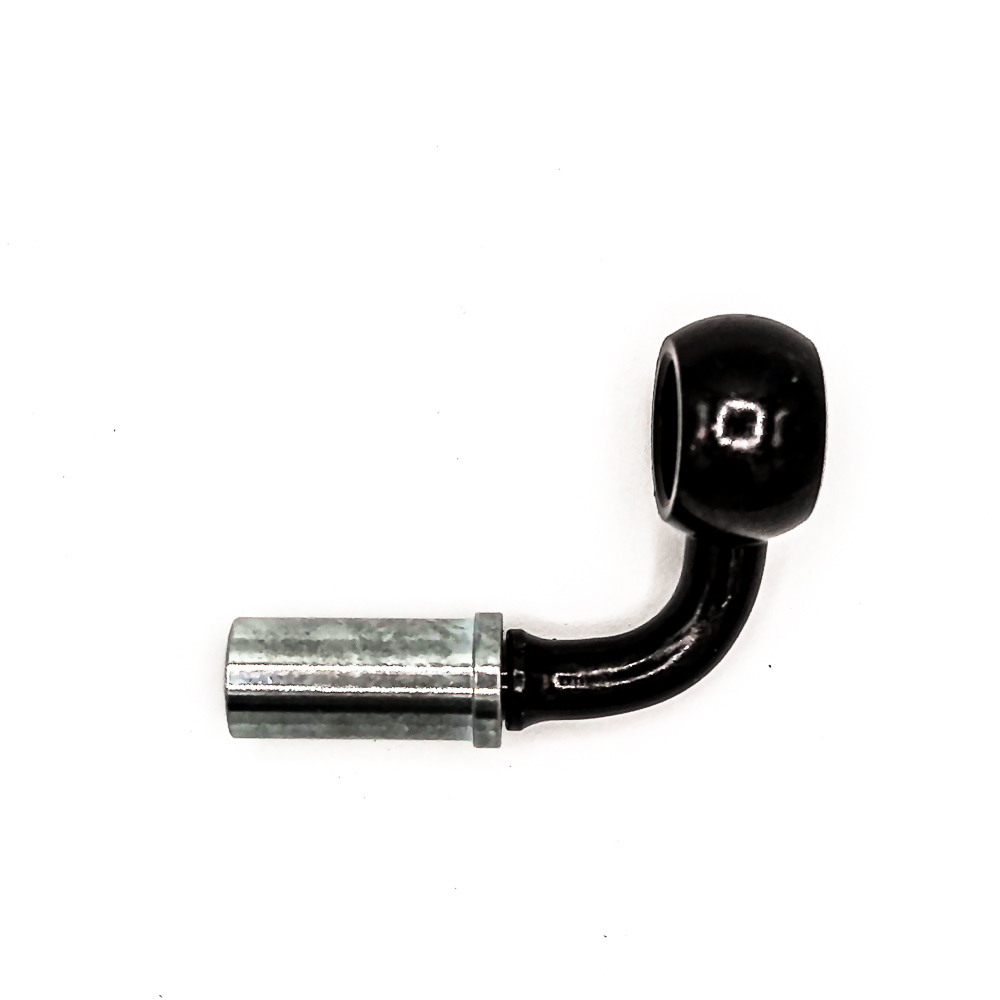 G109003-8 Crimped Banjo Hose End 90° | -03 | 10MM - 3/8 - Image 1